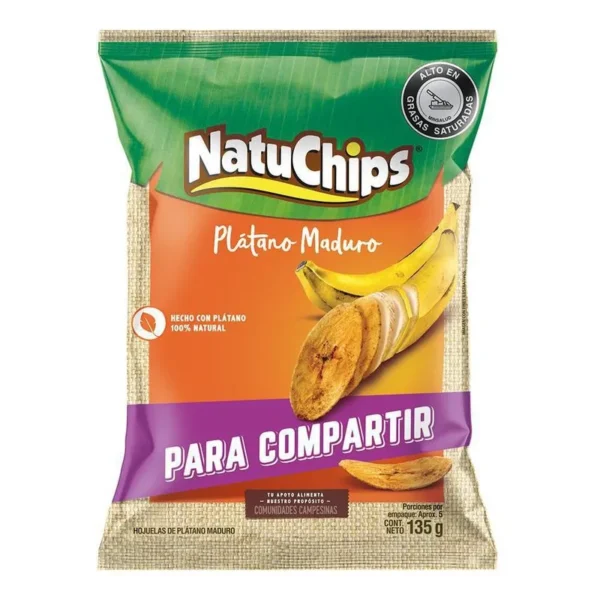 natuchip platano maduro - 135 gr
