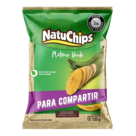 natuchip platano verde - 135 gr